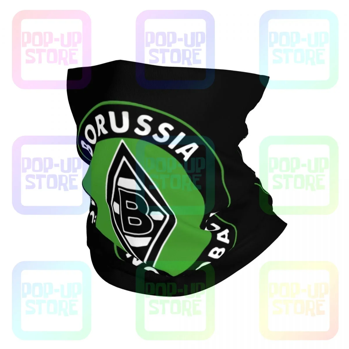 Borussia Monchengladbach Германия Бундеliga Neck Gaiter Бандана Шарф Маска для лица Теплая Пылезащитная Спорт на открытом воздухе