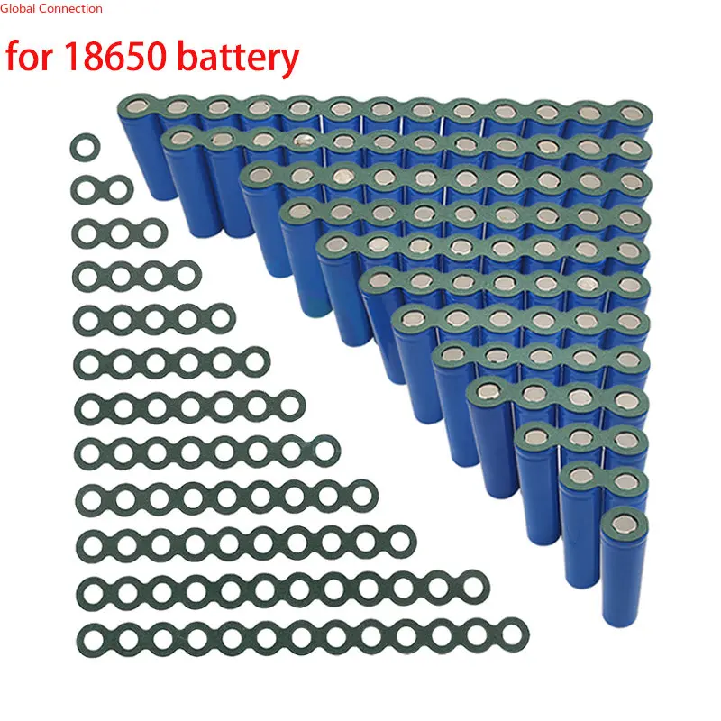 18650 Li-ion Battery Hollow Insulation Gasket Barley Paper Battery Pack 1S-10S 18650 Positive Electrode Insulated Pads Gasket