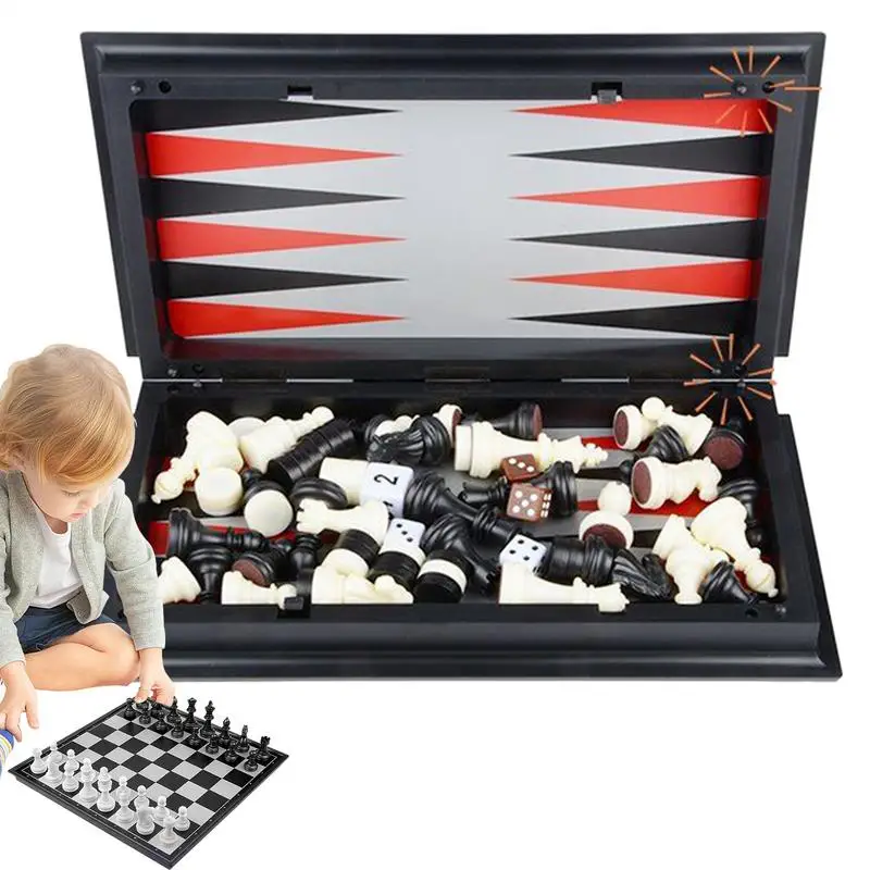 

Дорожные шахматы, складные шахматы, развивающие шашки, настольная игра, портативная обучающая деятельность для детей и взрослых