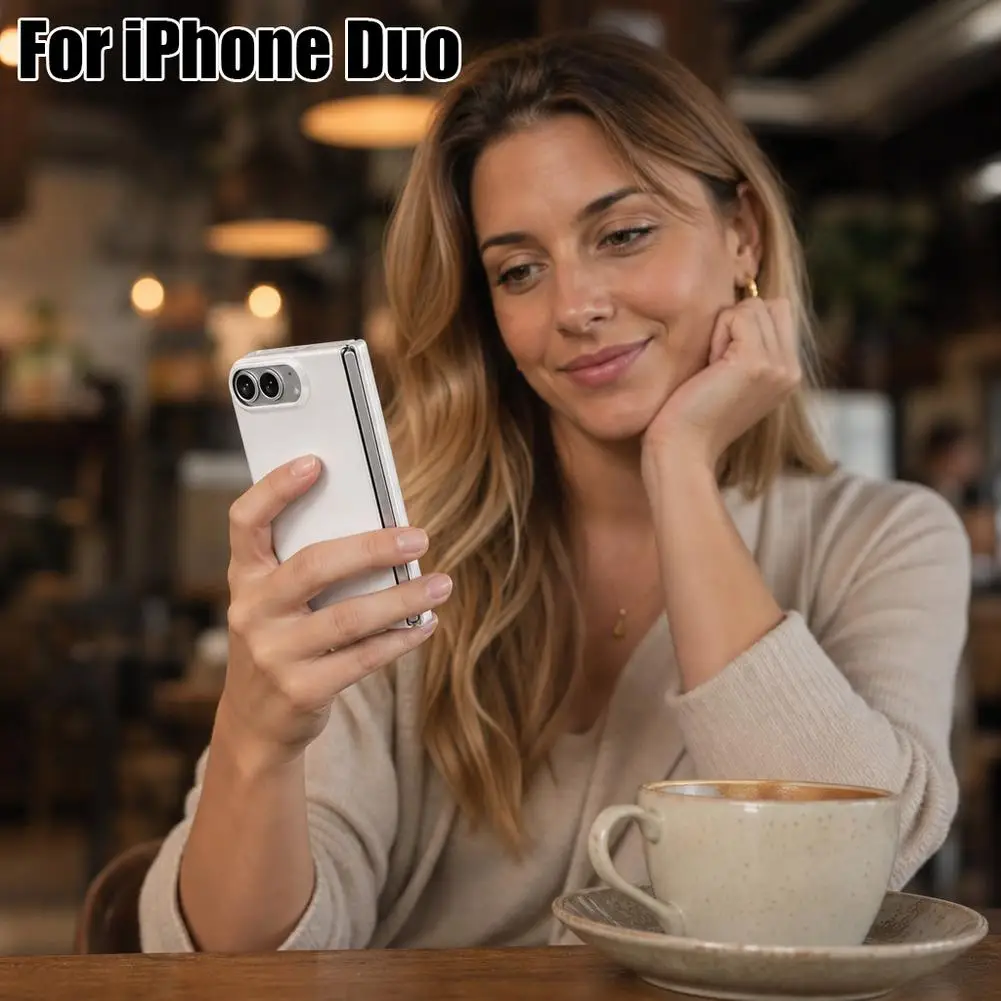 Phone Case Suitable For Apple Folding IPhone Duo 180-Degree Smooth Folding Shockproof And Drop Ultra-Thin Apple Protective Cover