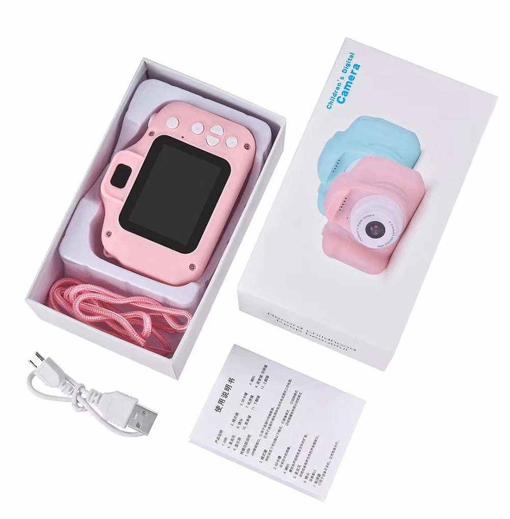 Kids Camera Toys Mini HD Digital Video Selfie Cameras Portable Outdoor Photography Educational Toy For Children Christmas Gifts image 6