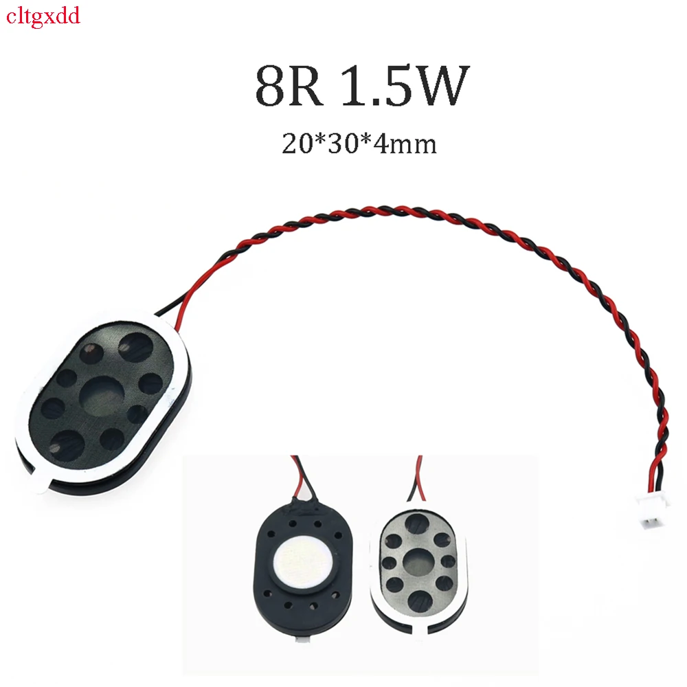 1piece 8R1.5W GPS navigator speaker connector 20 * 30 * 4mmDiy electronic dog GPS navigation speaker with cable accessories