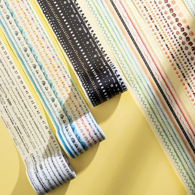 

Бумага Mr, милая лента, разделительная линия, высечка, лента васи, каваи, красочная лента, канцелярские принадлежности, набор лент васи, офисные принадлежности