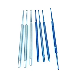 1pcs Titanium Chalazion Curette Double-ended Micro ophthalmic eye instrument
