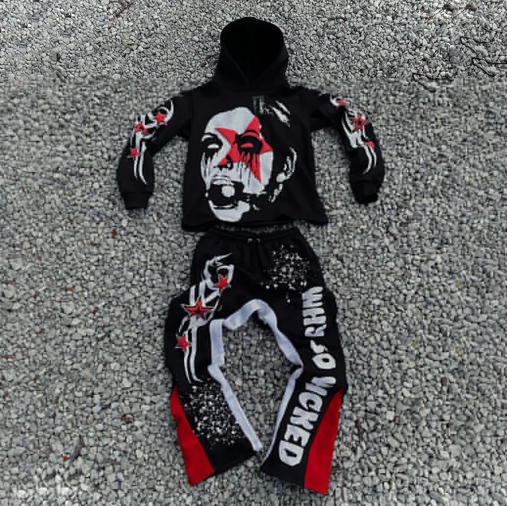 Рисунок 6 - Осень/зима Y2K костюм с капюшоном