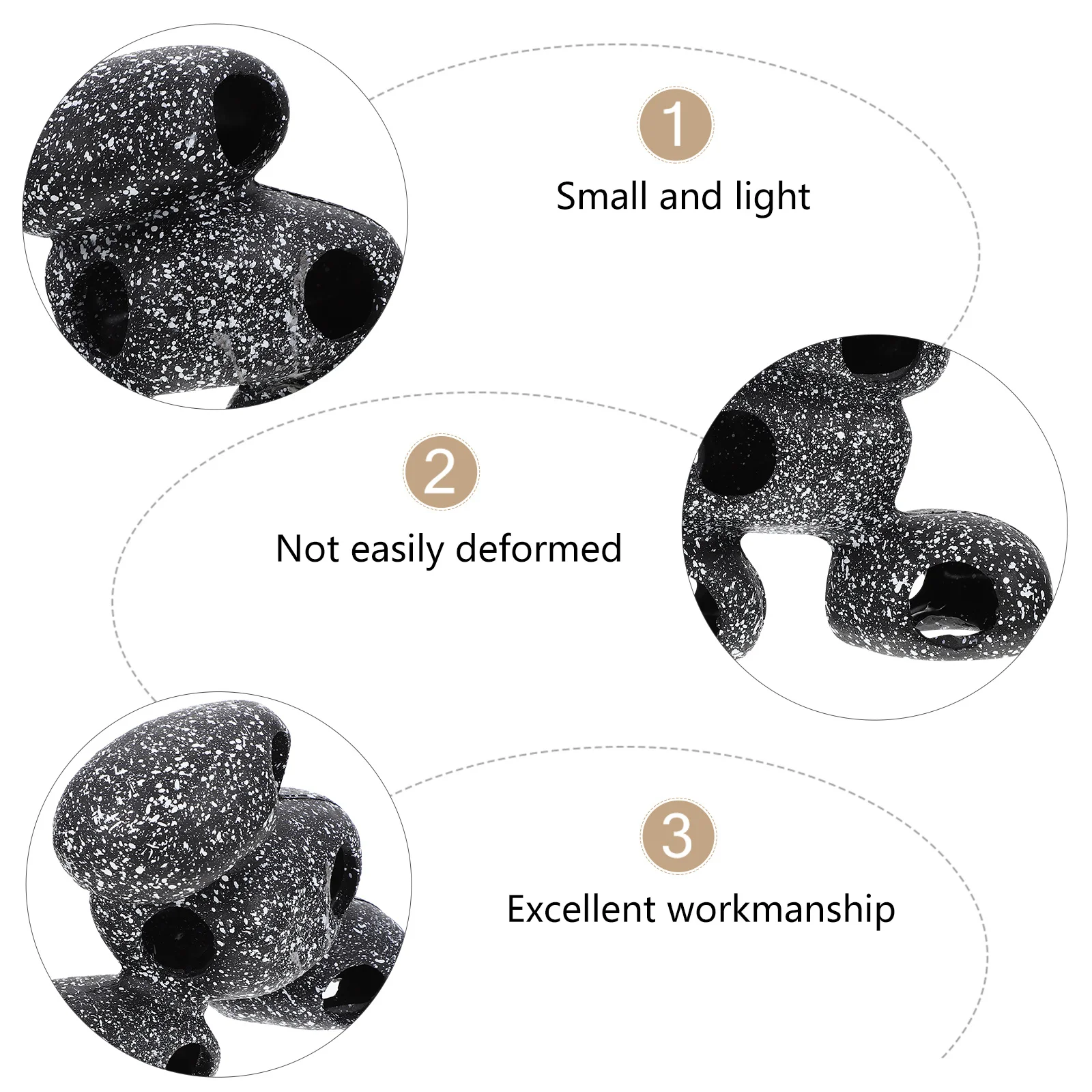 

Decorative Aquarium Ornament Fish Shrimp Breeding Cave Natural Modeling Resin Material Safe for Fish Easy to Store