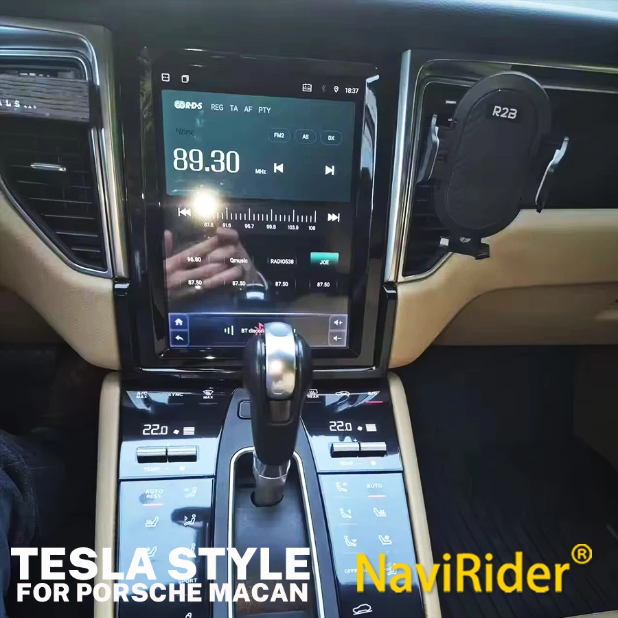 Автомобильный GPS-экран 4G для Porsche Macan 2014-2020, навигационный головное устройство, мультимедийный плеер, авто стерео радио, рекордер Android 14.0