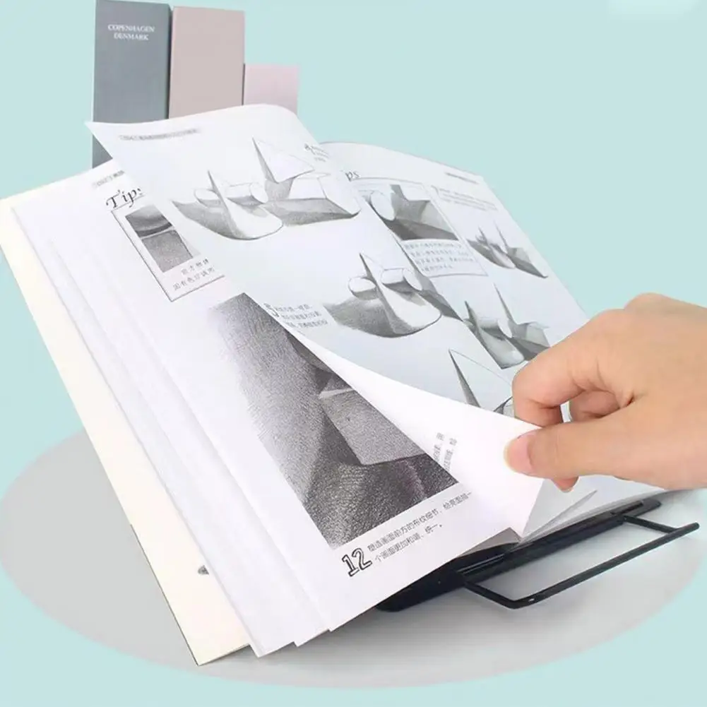 ที่วางหนังสือสำหรับเด็กขาตั้งหนังสือแบบปรับได้สำหรับการอ่านแบบแฮนด์ฟรีที่วางหนังสืออาหารบนโต๊ะที่มั่นคงกันลื่นเพื่อความสะดวกสบาย