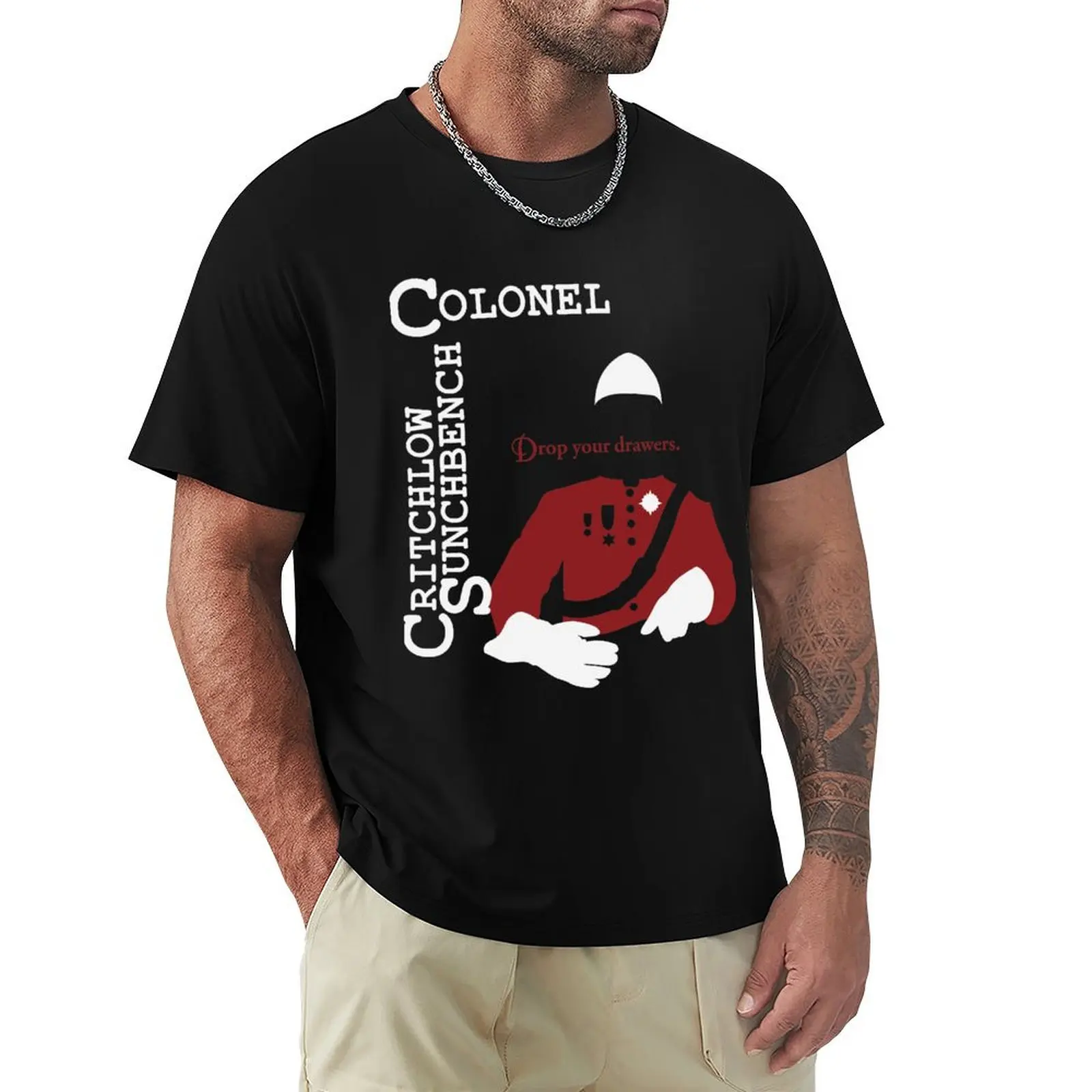 Colonel Critchlow Sunchbench T-Shirt Big and Tall Loose Fit T-Shirt