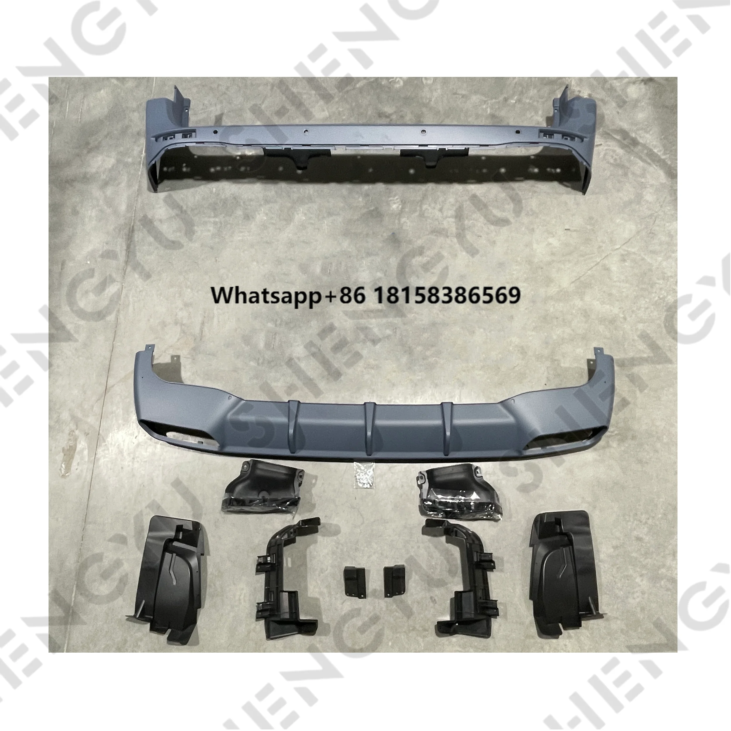 

Car Accessories Auto Rear Bumper Rear Diffuser Exhaust Pipes Auto Body Kit for Benz Sprinter W907 2018+