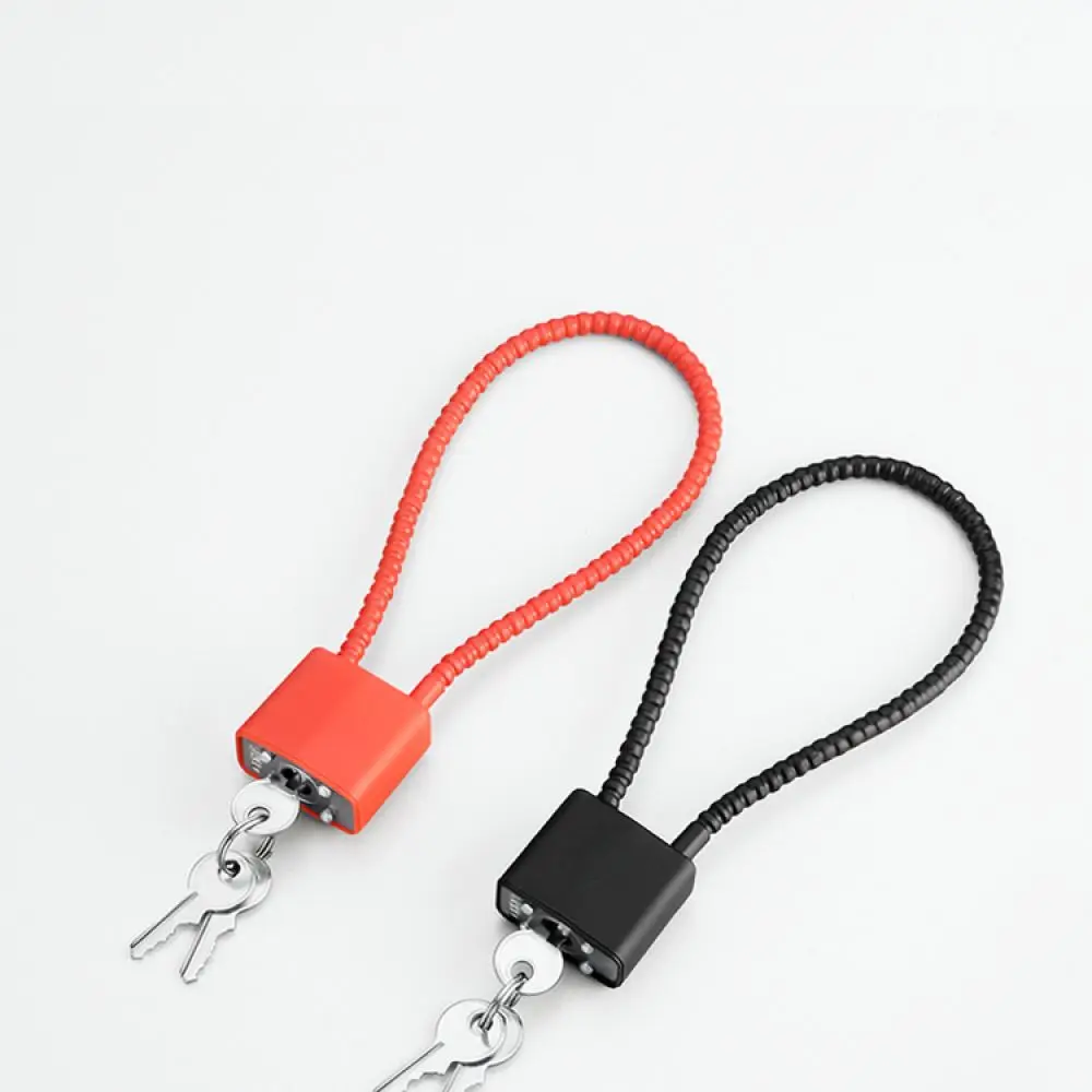 Anti Theft Steel Cable Padlock For Storage Cabinet Locker Security Flexible Iron Wire Lock With Keys Modern Hardware Tool
