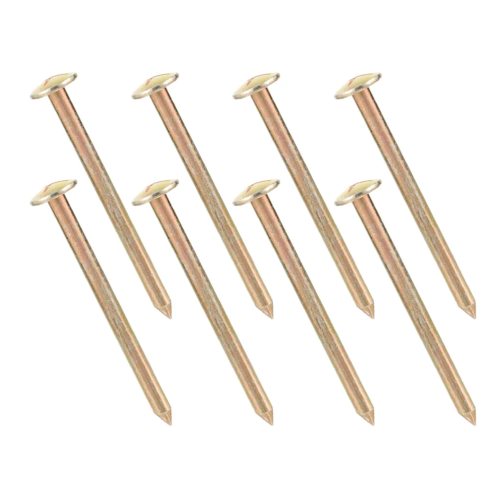 8 Pcs Nail Test Ground Survey Pegs Gardening Nails Solar Panel Brackets Metal Lawn Marks Stainless Steel Stakes Permanent