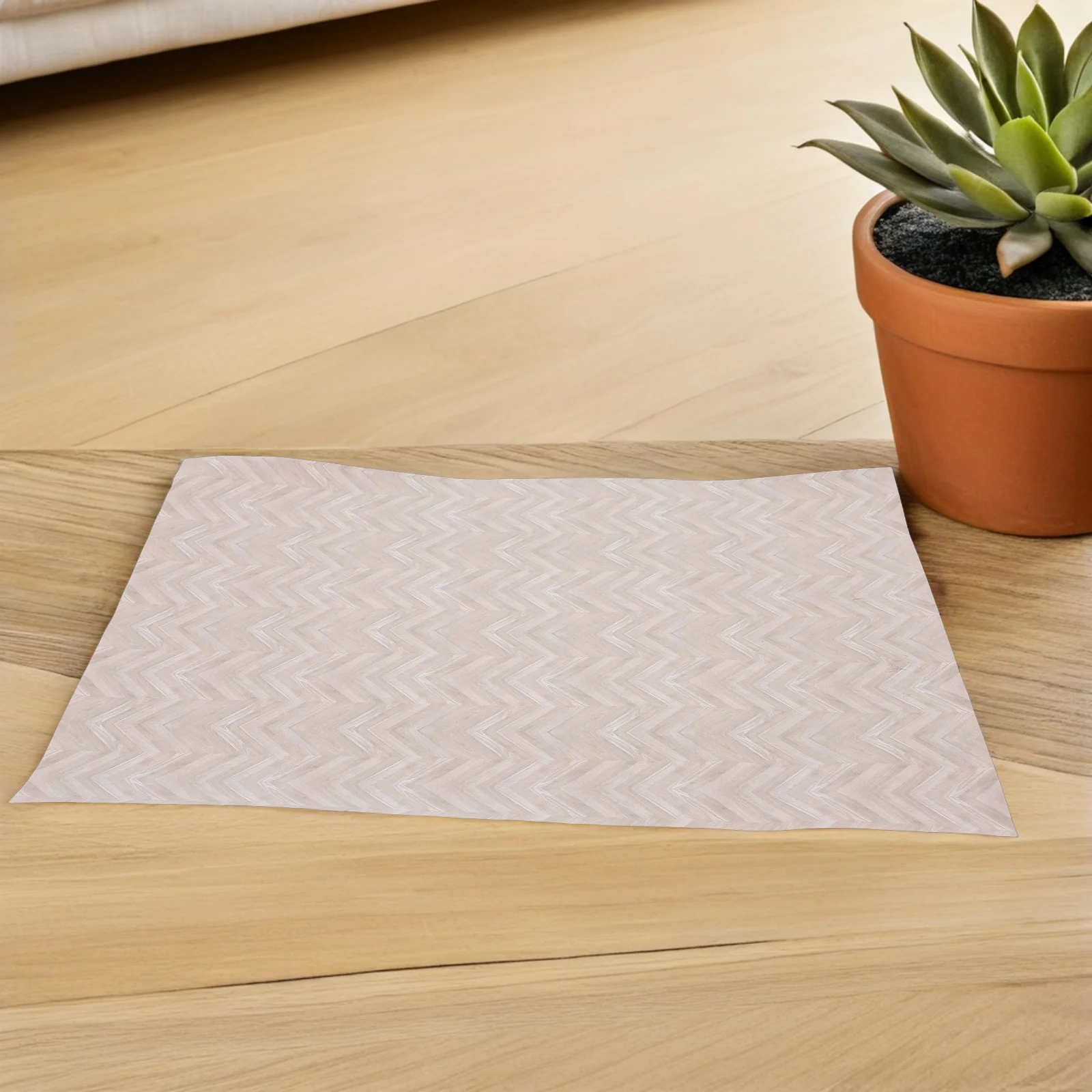 

2Pcs Miniature Flooring Peel Stick Self Adhesive Realistic Wood Tile Texture Stickers DIY Decorative Floor Cover for Mini House