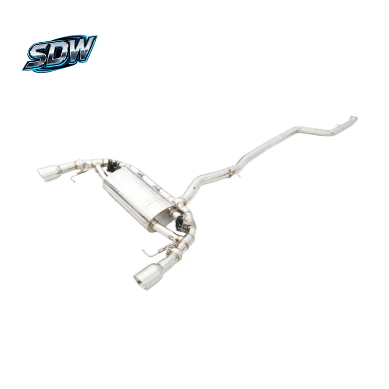 Stainless Steel Catback Exhaust System for  X3 F25 G01 and Compatible with X3M X4 X4M M40i M235i Models with Valve Control