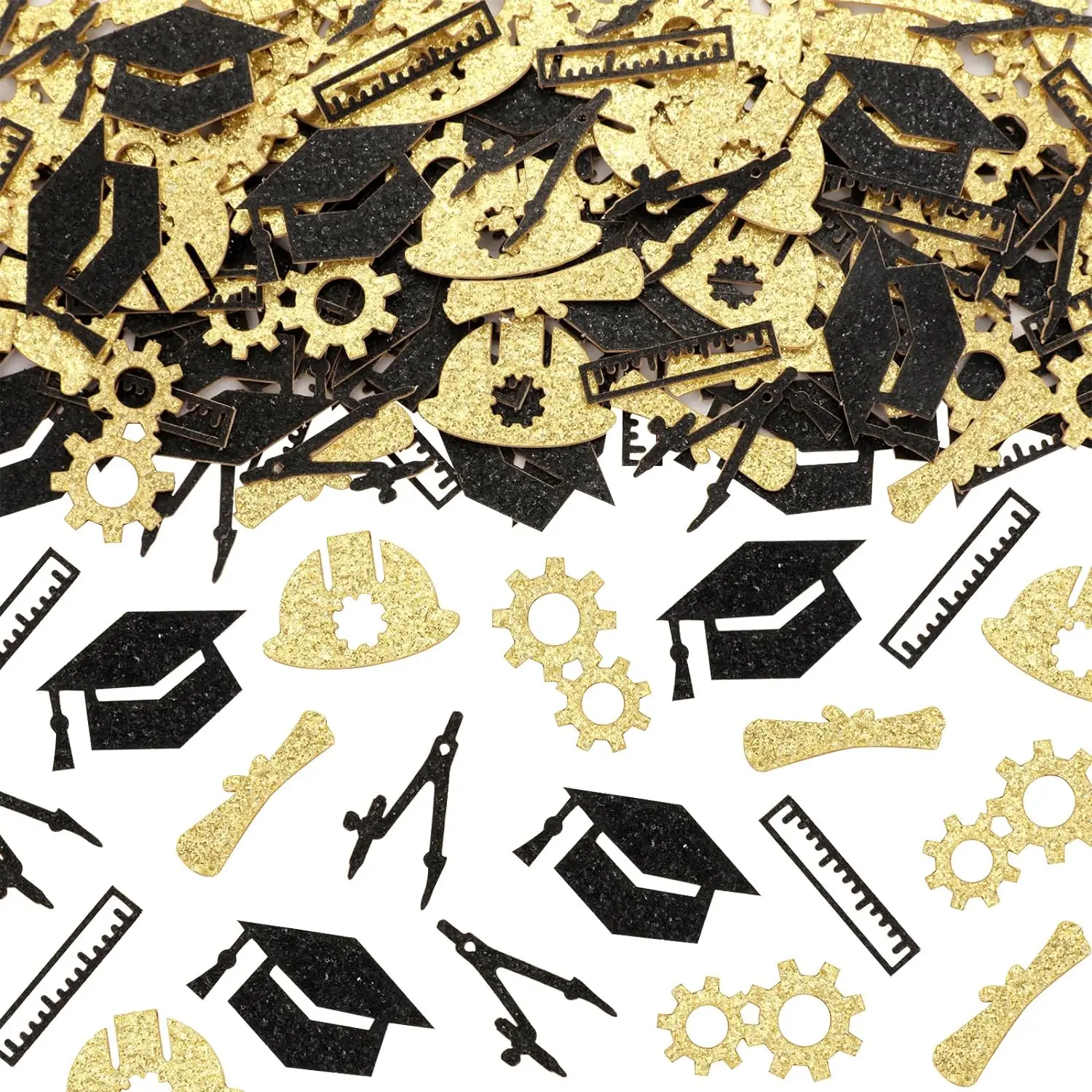 

200pcs Congrats Engineer Confetti Future Engineer Decor Glitter Congrats Grad Table Decor for Class of 2024 Engineer Graduation