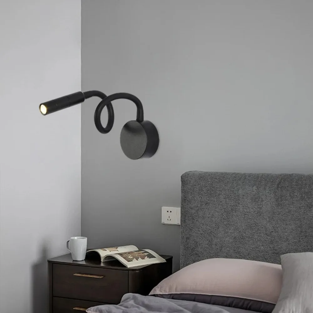 JOYINLED Bedside Working Study Reading Lamp Wall Lamp Sconces 3W LED Book Lamp Wall Night Light Fixtures Spot LED