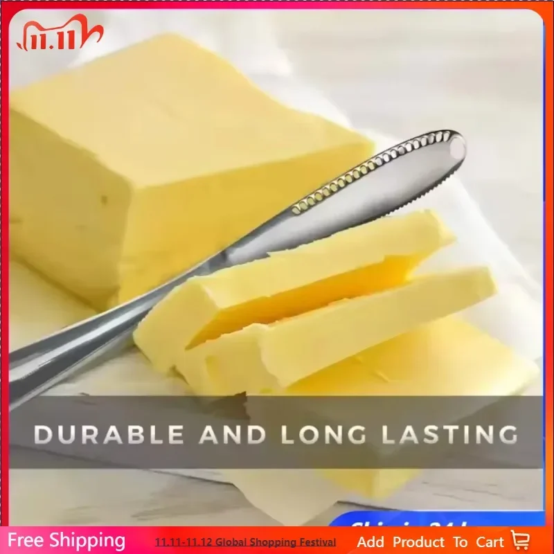 Hot Sell Stainless Steel Butter Knife Western Style Bread And Steak Jam Cheese Knife Spatula Dining Table Tableware Kitchen Uten