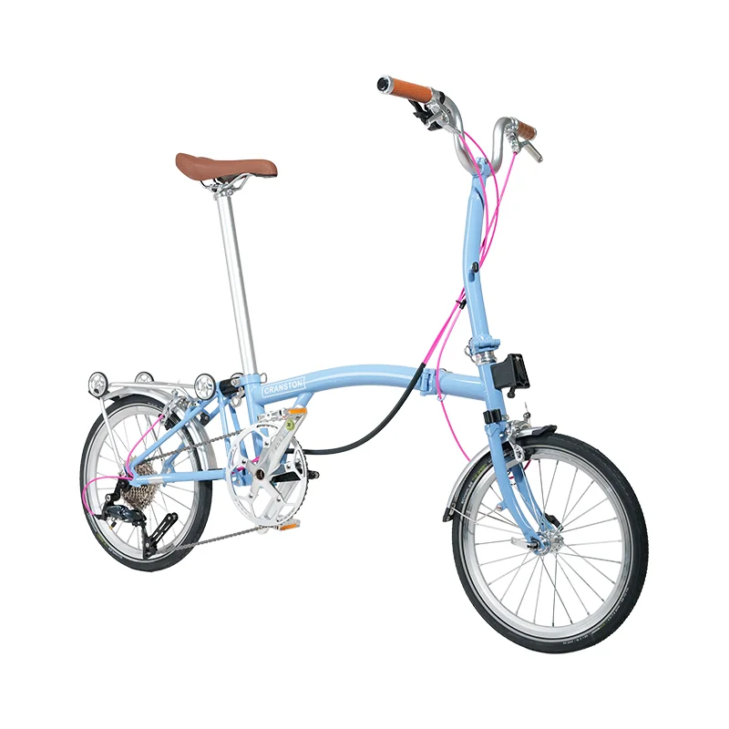 16-inch 9-speed High Quality Steel Frame Light Weight Foldable Bike S Bar M BAR Folding Bicycle