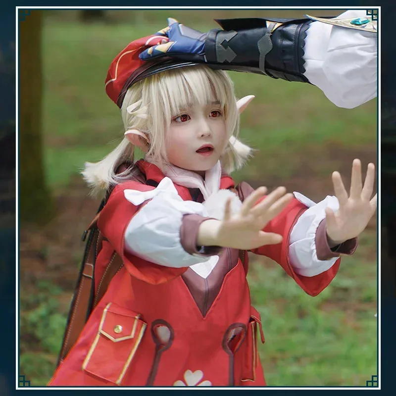 

Genshin Impact Косплей Klee Косплей Костюм Рюкзак Парики Обувь Лоли Вечеринка Наряд Униформа Рождество Хэллоуин Костюм Автомобиль XVY34K