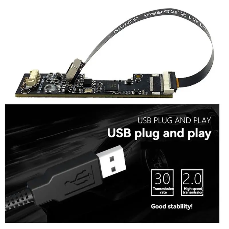 AC57-8MP 3264 X 2448 HD IMX179 USB Camera Module AF Auto Focus 75° High Speed USB2.0 Camera Module 15FPS For Product Vision