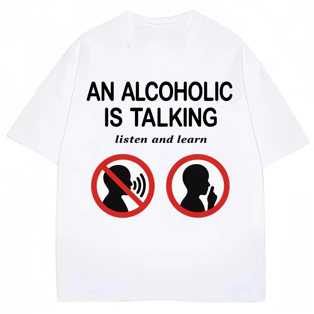Funny Sarcastic Unisex T‑Shirt Meme Humor Warning‑Sign Quote Graphic Print Casual Short Sleeve Party Streetwear Tee