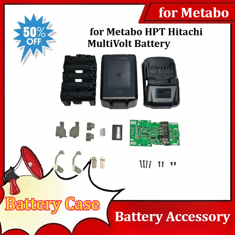 

BSL36A18 21700*10 18V 36V Battery Case For Metabo HPT Hitachi MultiVolt Battery 371751M 372121M BSL36B18 Li-ion