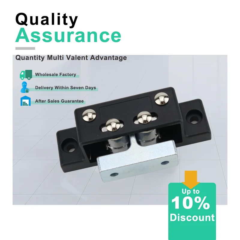 

Zinc Alloy Heavy-Duty Spring Bead Black Buckle Lock Suitable For Industrial Machinery And Medical Equipment