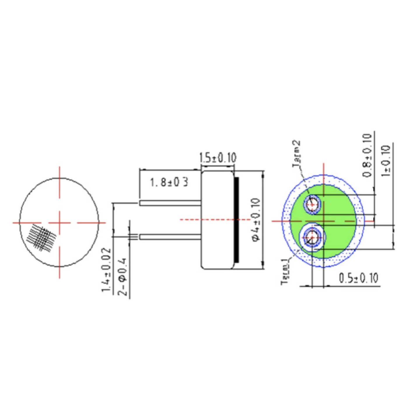 1,000 Pcs 4015 Back-Electret Dual Capacitor Microphone 4X1.5Mm Omnidirectional Anti-Interference Mic for Camera