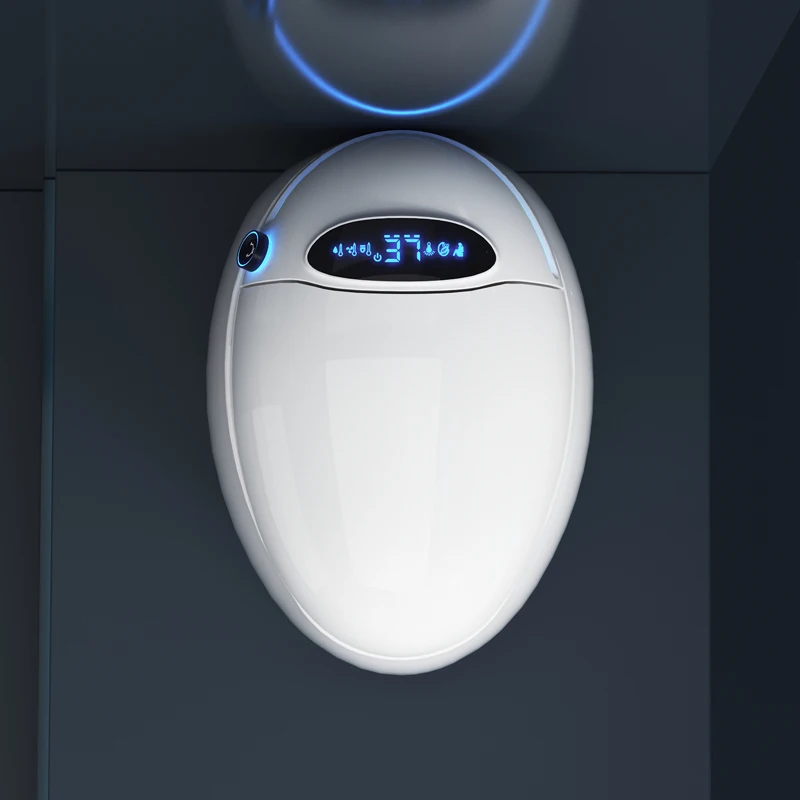 2026 High Quality Smart Remote Control Ceramic Toilet Hot-Selling Floor-Standing Concealed Water Tank Dual-Flush Heated Seat
