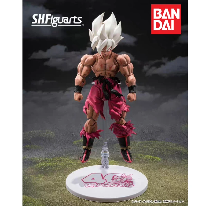 منتج جديد بانداي SHF الأسطوري سوبر سايان سون جوكو جينكي داما مهرجان الطبعة أنيمي عمل الشكل نموذج حقيقي اللعب الهدايا