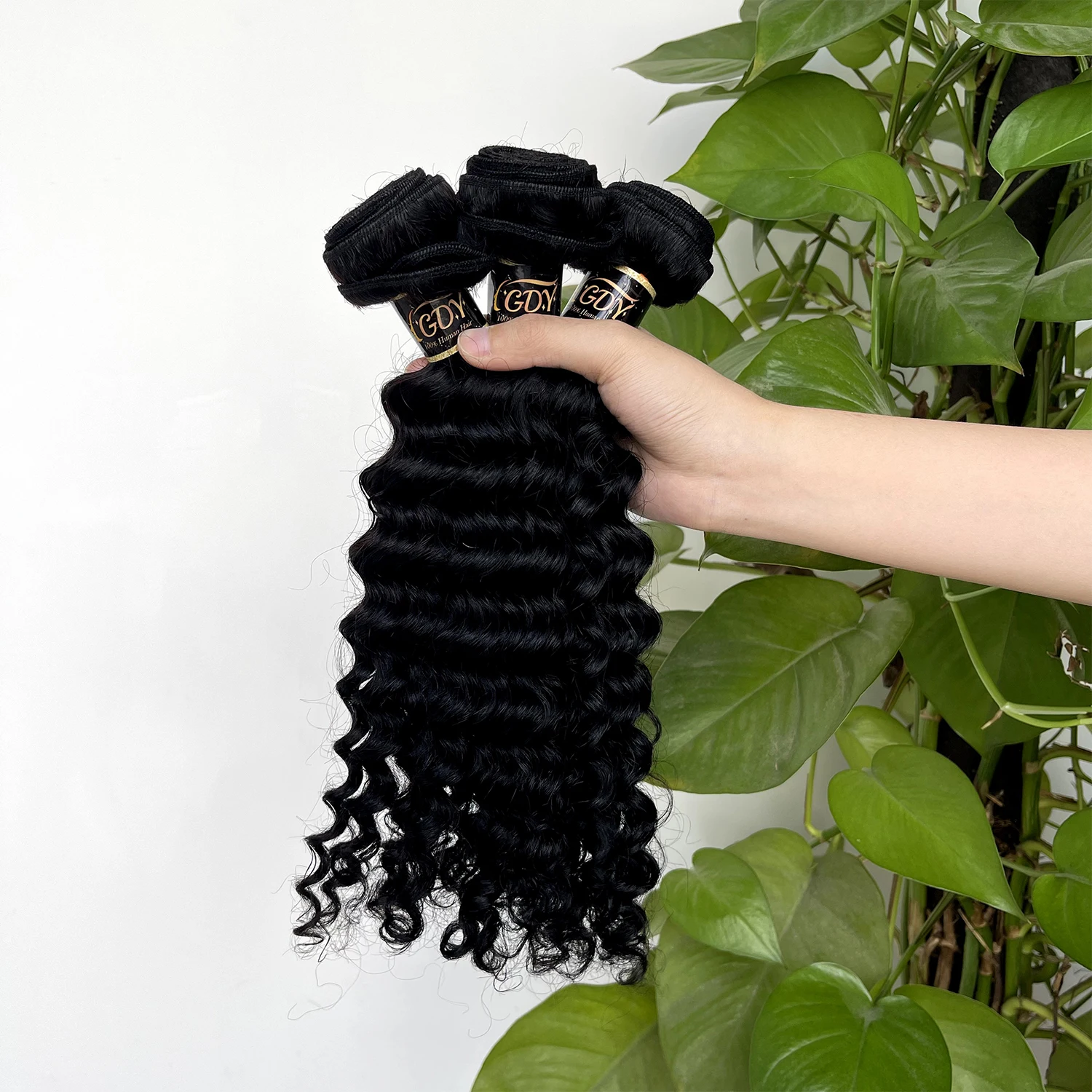 SWANEE 10-30 Zoll Afro Deep Curly Human Hair Bundles 100 % unverarbeitete Virgin Myanmar Haare für Black Lady Haarverlängerungen