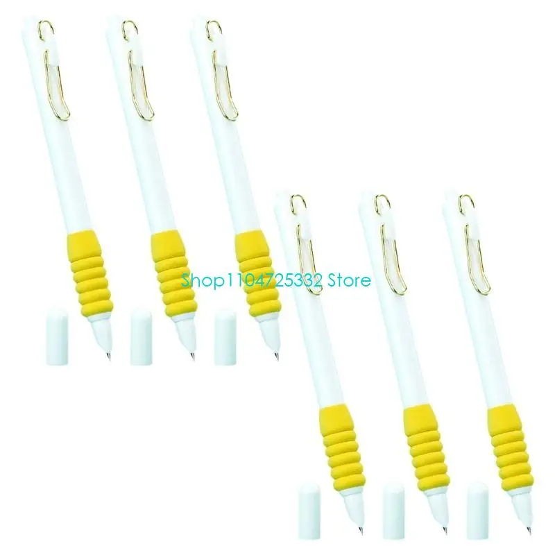 

P5EA 6 шт. выдвижная авторучка с конвертером для практики рукописного письма для детей и взрослых