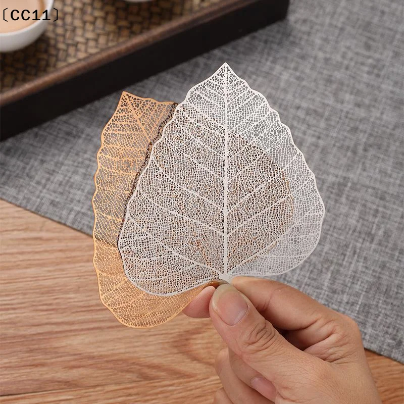 1pcs Stainless Steel Bodhi Leaf Shape Tea Infuser Hollow Out Kung Fu Tea Strainer Drinkware〔CC11〕