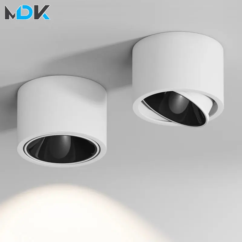 

Светодиодный регулируемый потолочный светильник для поверхностного монтажа AC110-220V с регулируемой яркостью 7 Вт 9 Вт 12 Вт 15 Вт 18 Вт 5 Вт антибликовый потолочный светильник для внутреннего салона