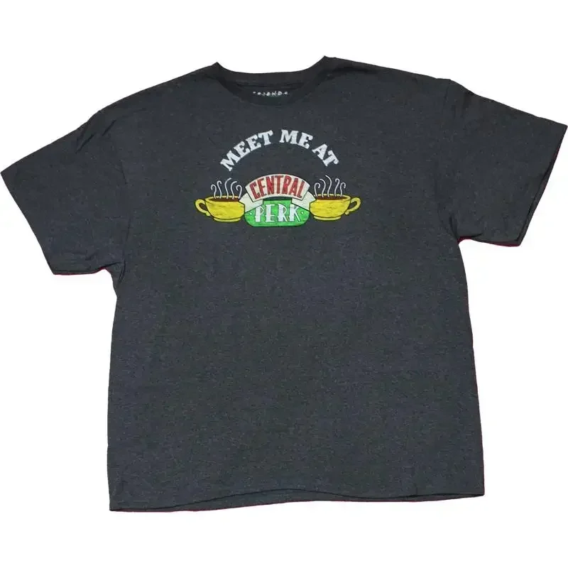 Friends New Adult T Shirt Meet Me At Central Perk Logo