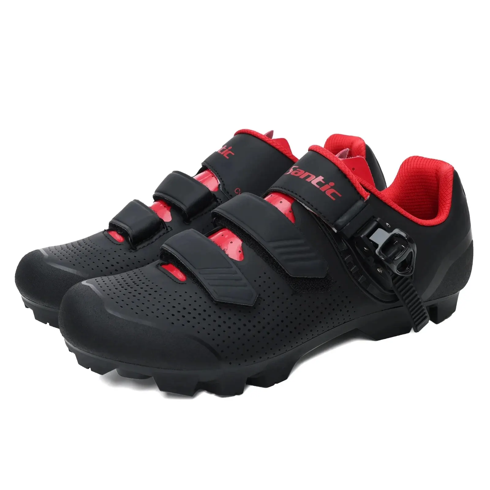 Santic Cycling Shoes Power-assisted Shoes Self-locking All-terrain Cycling Shoes MTB Sports Road Wear-resistant KMS20024