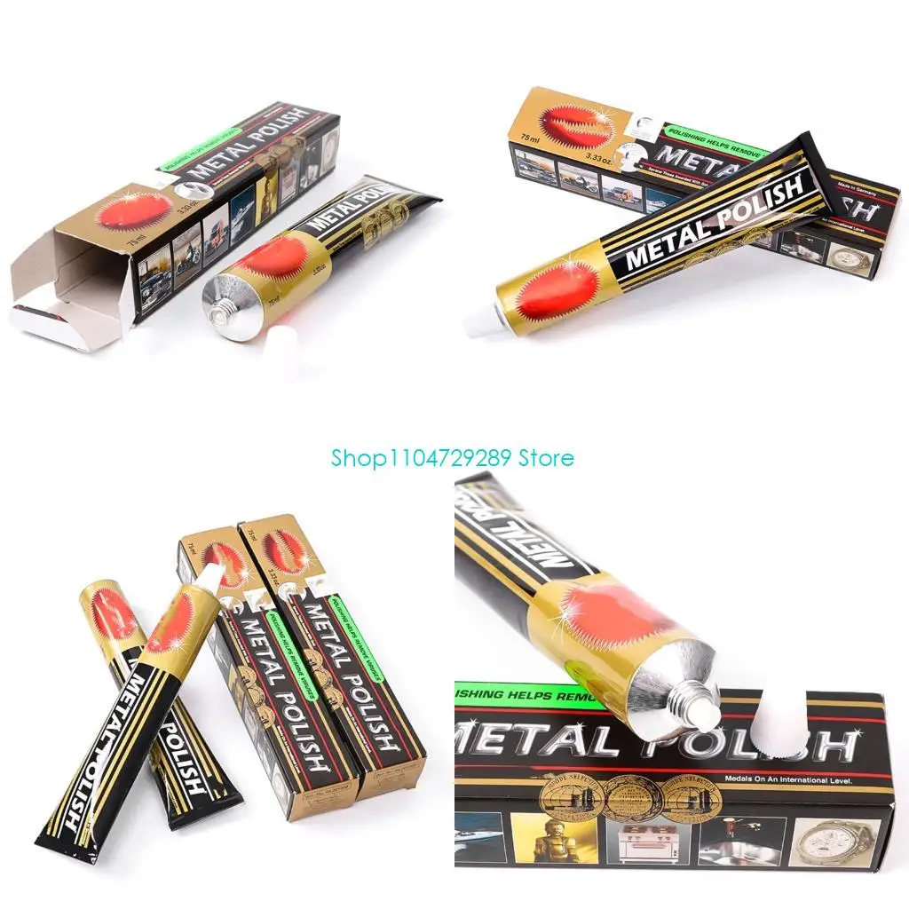 D8KE Easy to Use Metal Scratch Remover Polisher for Long Lasting on All Metal Item Restoring Luster To Various Surfaces
