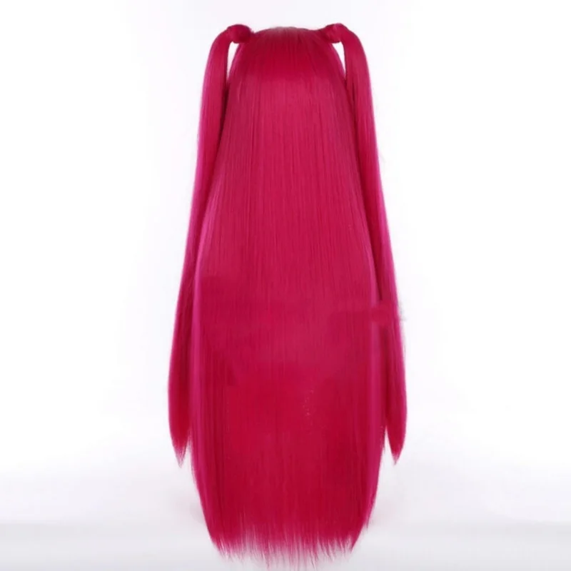 K-Pop: Demon Hunters Mira-pelucas de Cosplay para mujer, pelo sintético rosa, peluca de actuación para fiesta de Halloween, accesorio de juego de rol de película