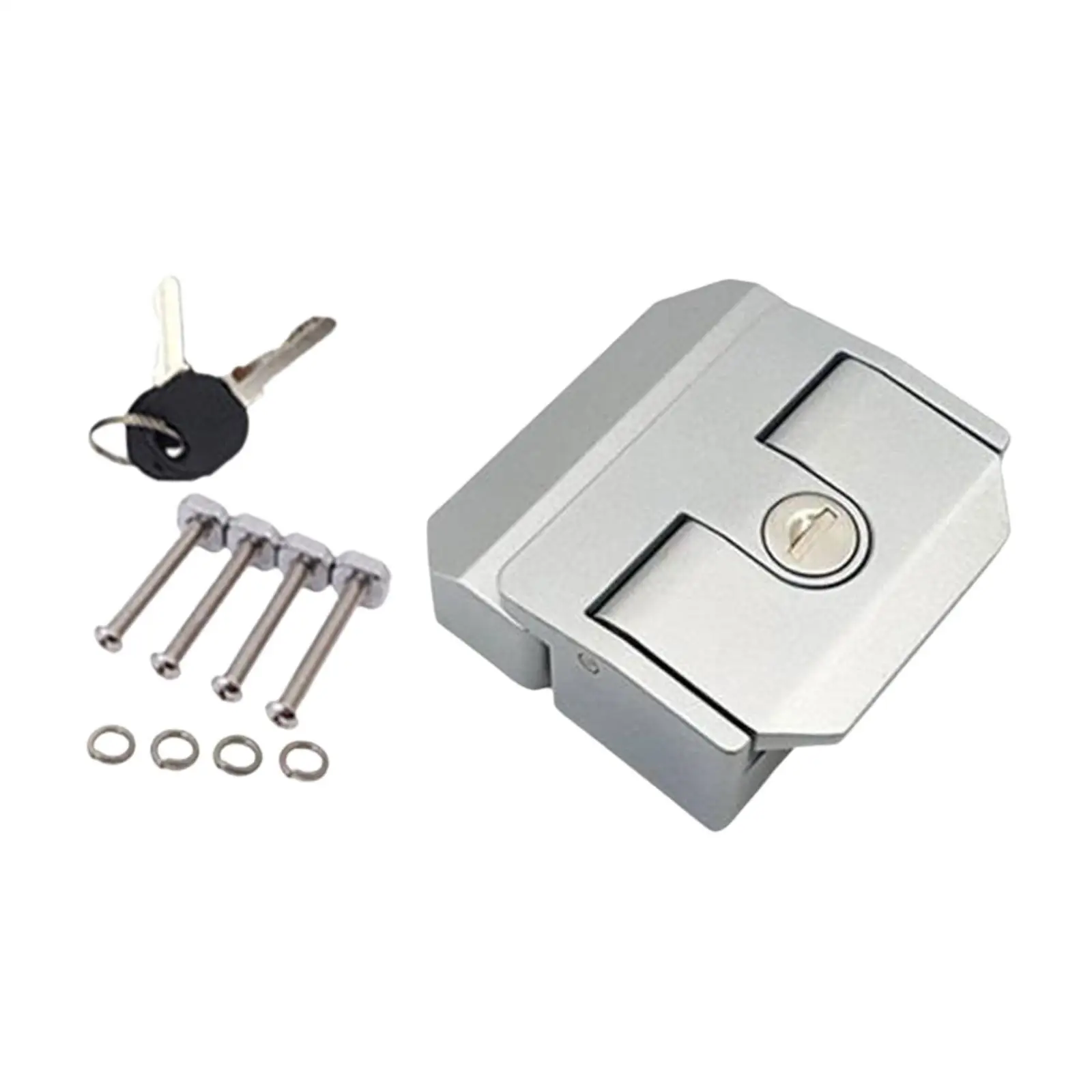 Collision Self Locking Latch with Keys for Cabinet Door Drawer Box RV Truck Trailer Zinc Alloy Security
