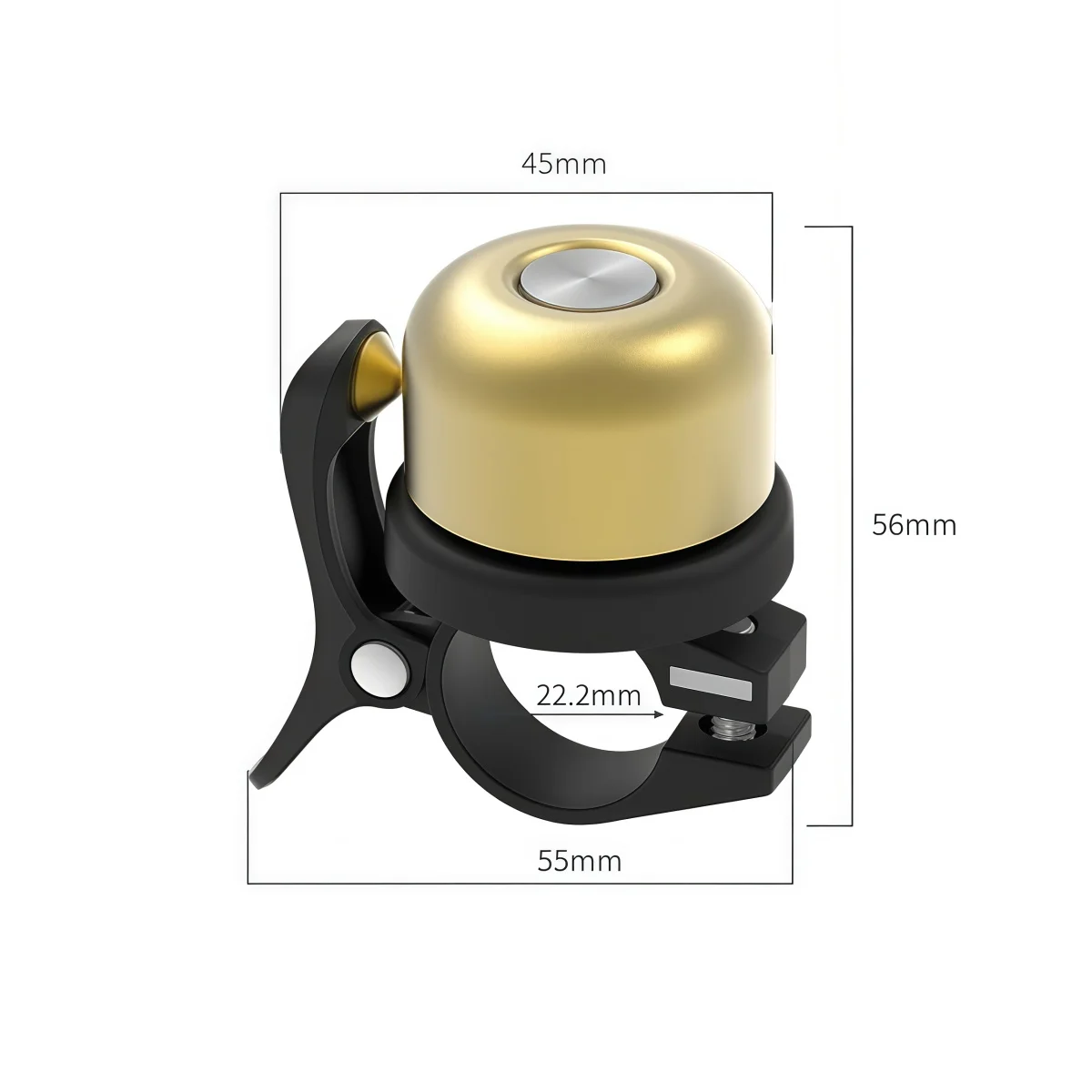 SUNTNUR BT-1 Vintage Bike Bell With Hidden Airtag Holder- Anti-Theft GPS Locator IPX5 Waterproof Fits