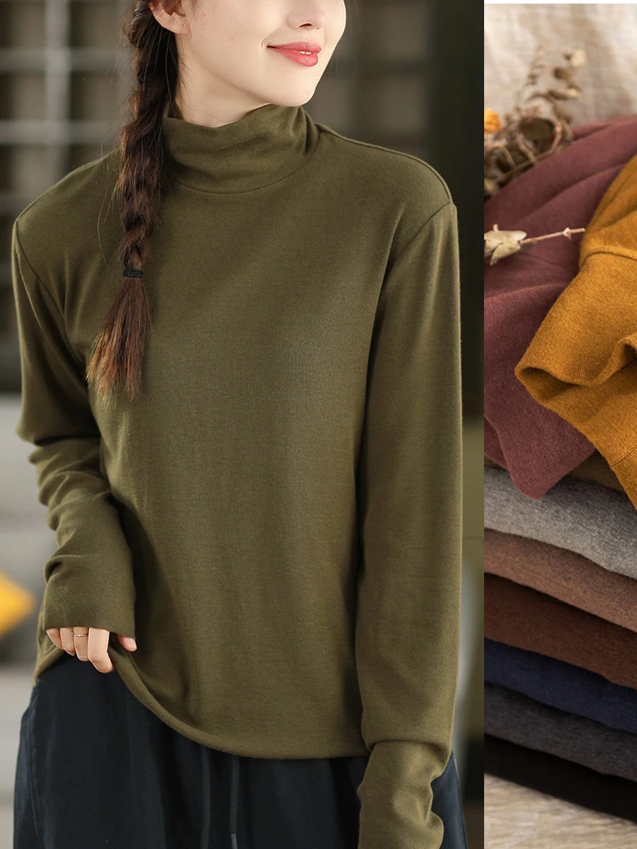 

Вязаный топ YuanYuanMei ручной работы из окрашенного хлопка с эффектом похудения, однотонный, для ношения под одеждой