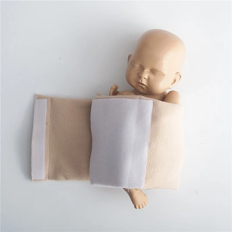 Newborn Photography Props Baby Solid Color Swaddling Clothes Wraps Photo Backdrop Blankets Studio Infant Photography Accessories