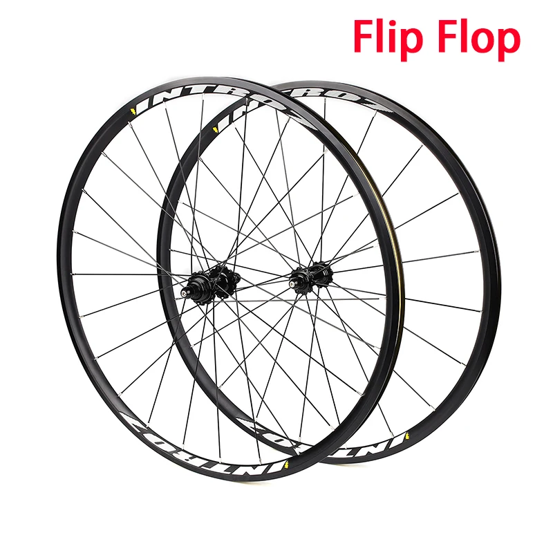 Polso 700C Fixed Gear Wheel Set Pink Alloy
