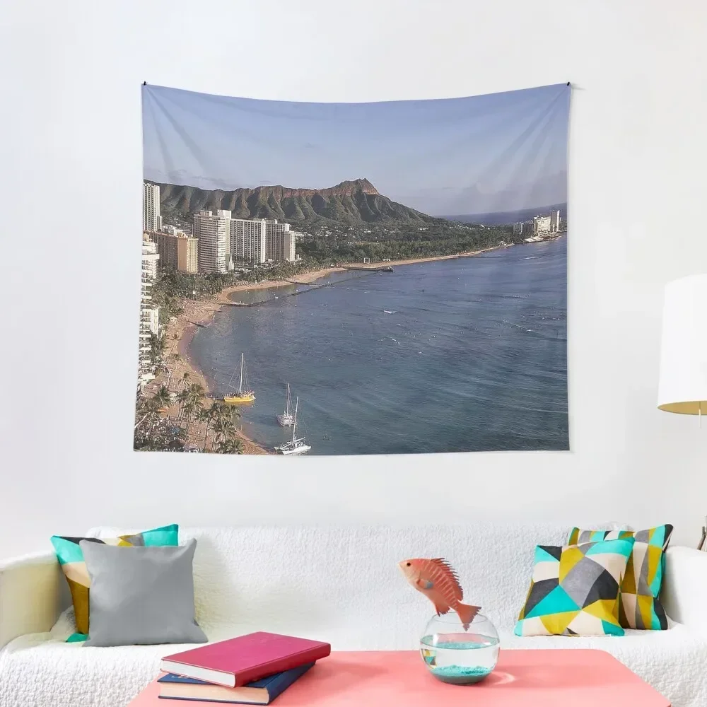 

Honolulu Hawaii Tapestry Decorative Wall Carpet Wall Wall Tapestries Bedroom Decoration Tapestry