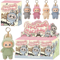 2025 Labubu The Monsters Heartbeat Macaron Enamel Face Blind Box Pvc Figurine Tabletop Ornament Kawaii Doll Kid christmas Gift