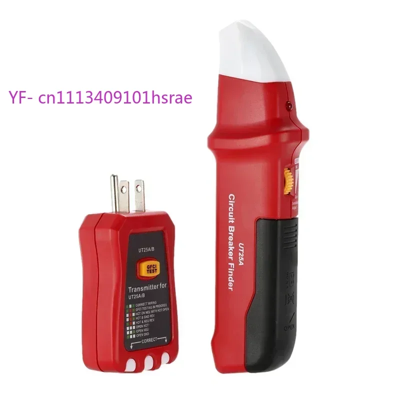 UT25A Automatic Circuit Breaker Finder, Electrician Socket Tester with LED Indicator, Leakage Protection Diagnostic Tool