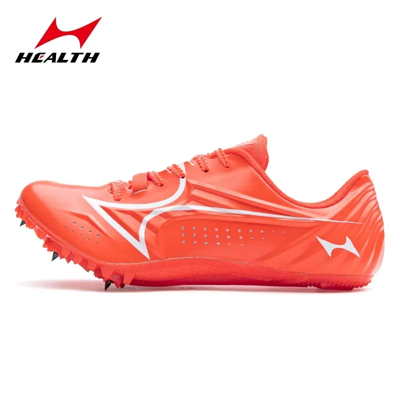 Health CP Track And Field Shoes Mid Short Distance Sprint Sneaker Professional Men Nylon Outsole Dash RaceTraining Sport Shoes