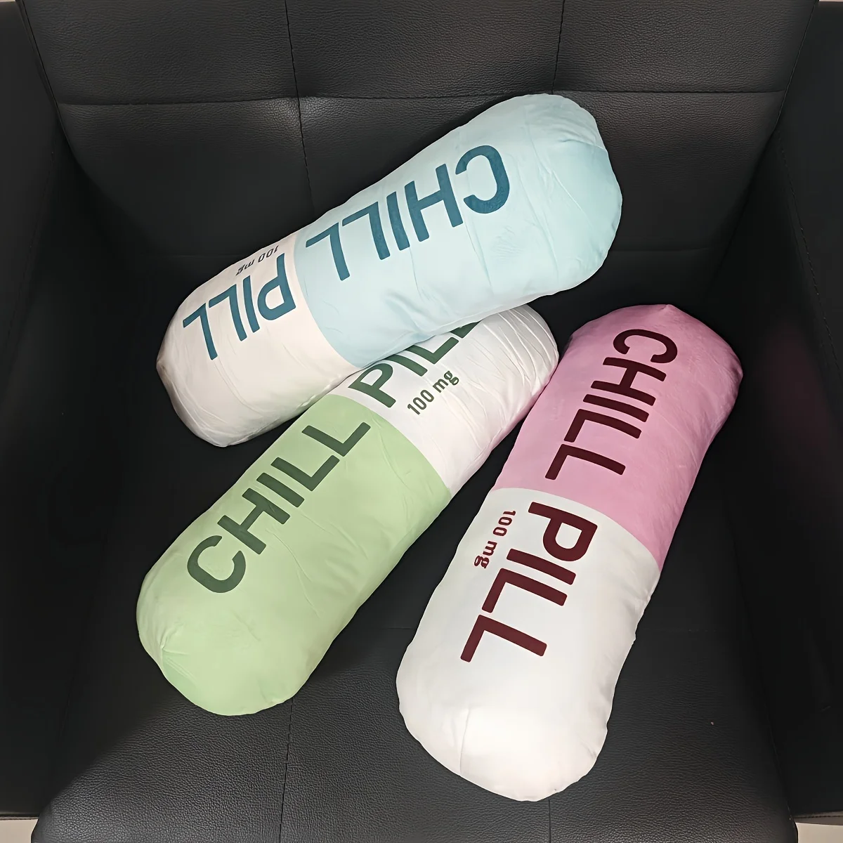 Chill Pill Pillow Fashionable Room Decor - Fun Seat Cushions, Pedals, Birthday Gifts For Teachers, Doctors, Nurses, Lawyers,