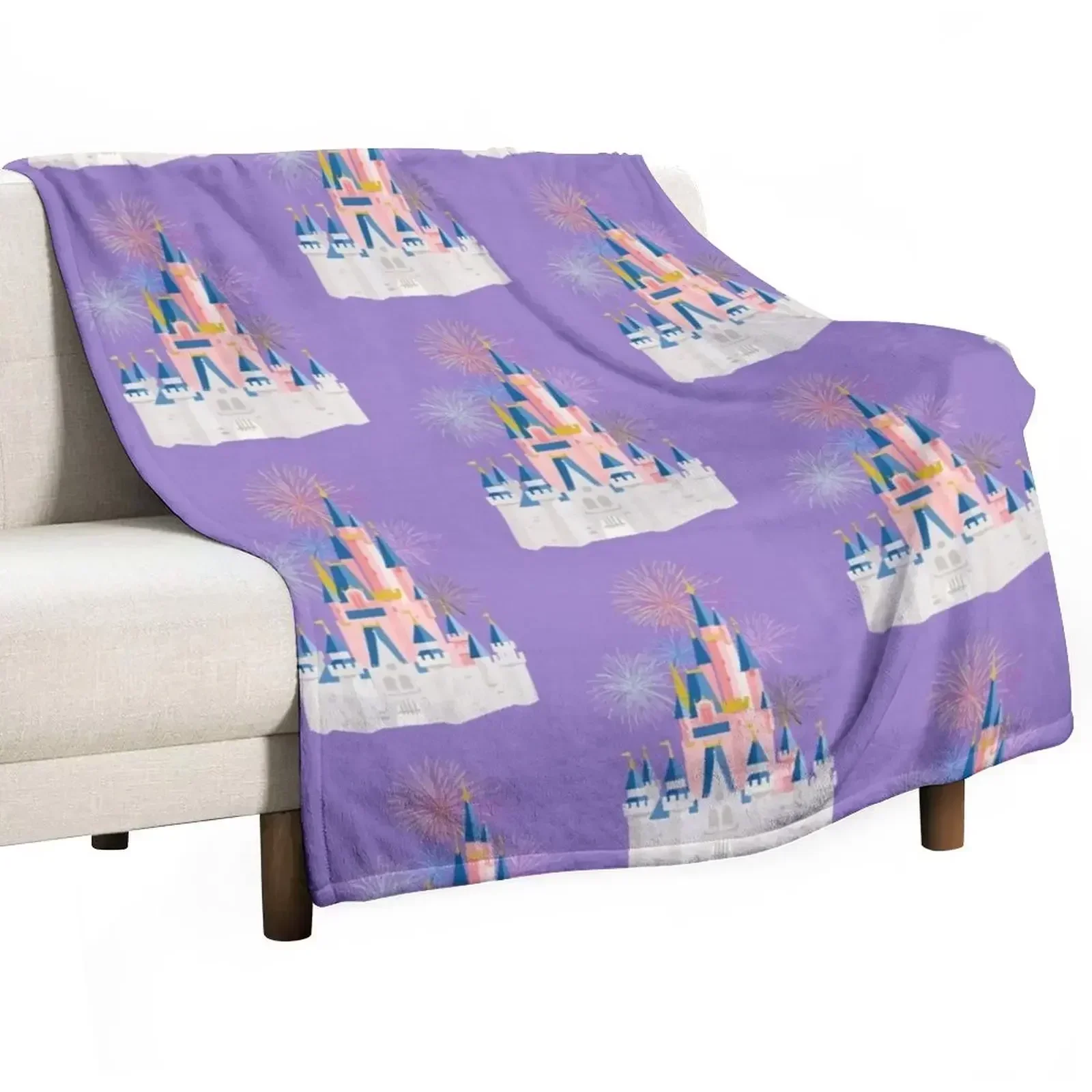 

Fairytale Castle Throw Blanket Furrys Fashion Sofas Luxury Blankets