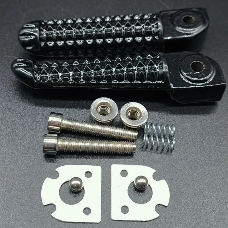 Rear Foot Pegs Footrests For Yamaha YZF R1 1998-2019 YZF R1 RaceBase 2006-2012 YZF R6 YZF600 R6 1999-2020 YZF R6R RaceBase 2016 view 3